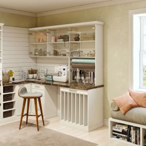 A hobby room by Closets by Design.