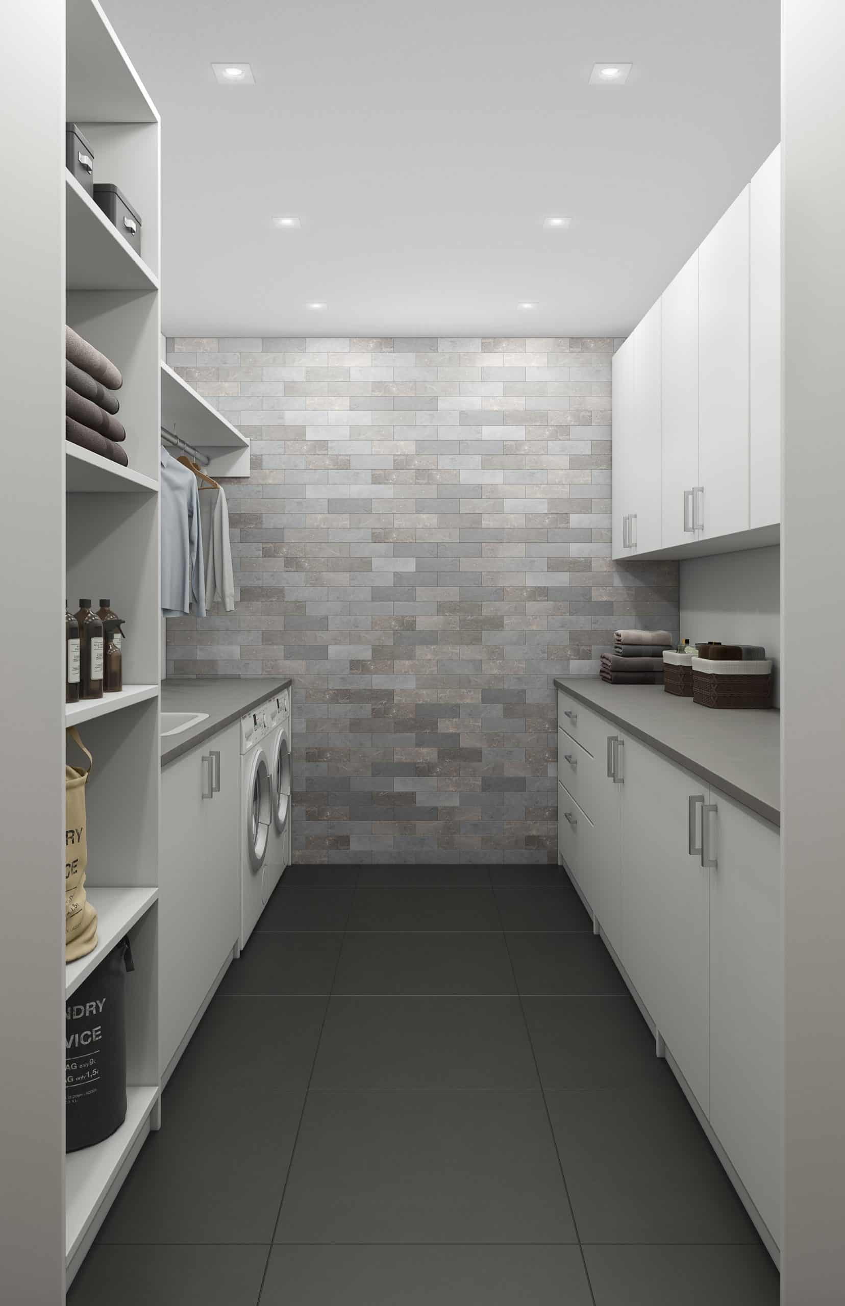 Clean and Organized Laundry Room